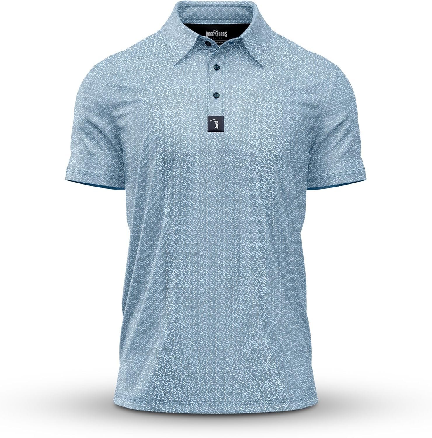 Bogey Bros Golf Polo Shirt for Men – Swimmers (Blue)