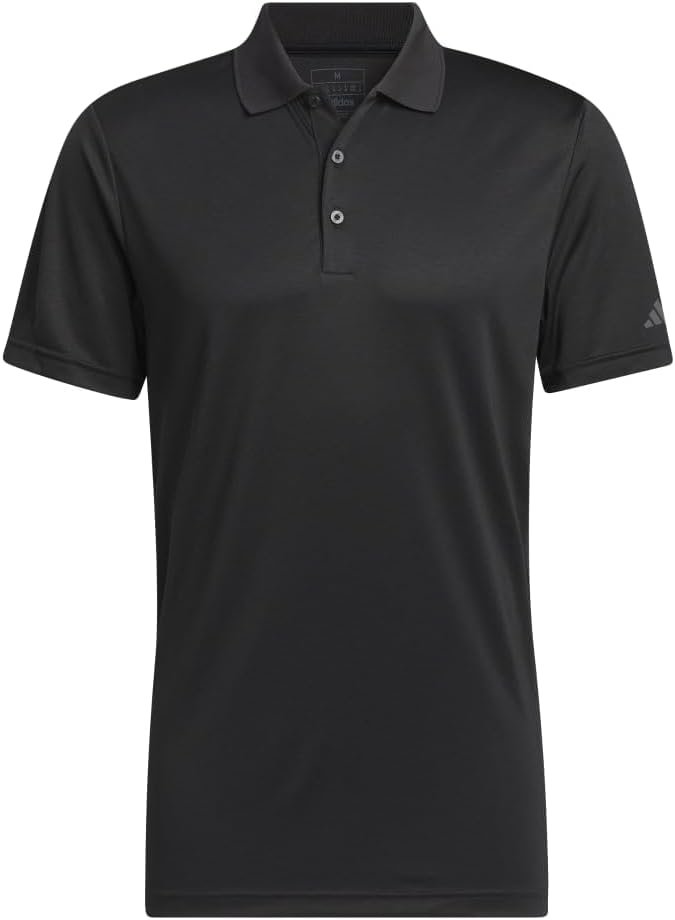 adidas Men's Core Performance Primegreen Polo Shirt (Black)