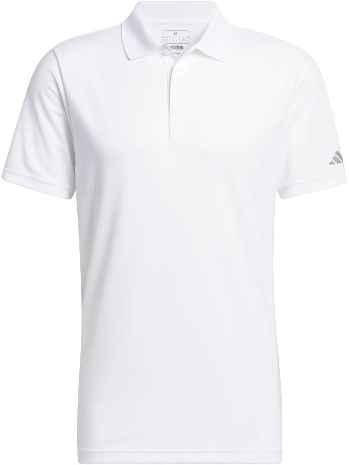 adidas Men's Core Performance Primegreen Polo Shirt (White)