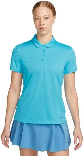 Nike Dri-FIT Victory Women's Golf Polo (as1, alpha, l, regular, regular, Baltic...