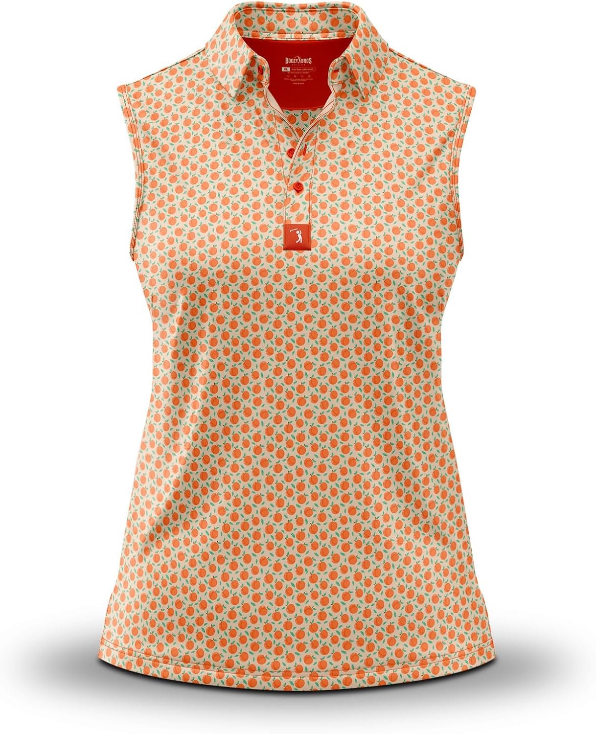 Bogey Bros Sleeveless Golf Polo for Women – Athletic Fit, UPF 50, Moisture Wicking