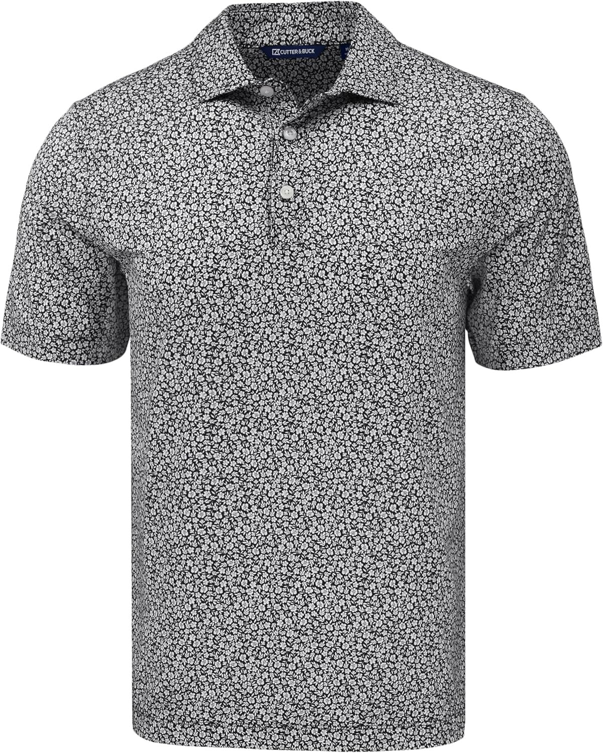 Cutter & Buck Pike Eco Flora Print Recycled Mens Big & Tall Polo