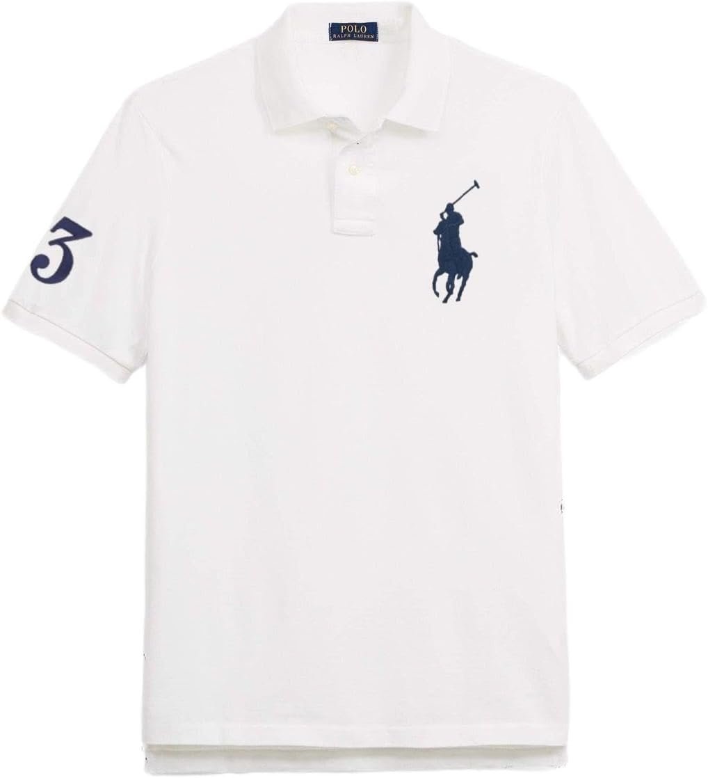 POLO RALPH LAUREN Men's Big Pony Classic Fit Mesh Polo Shirt