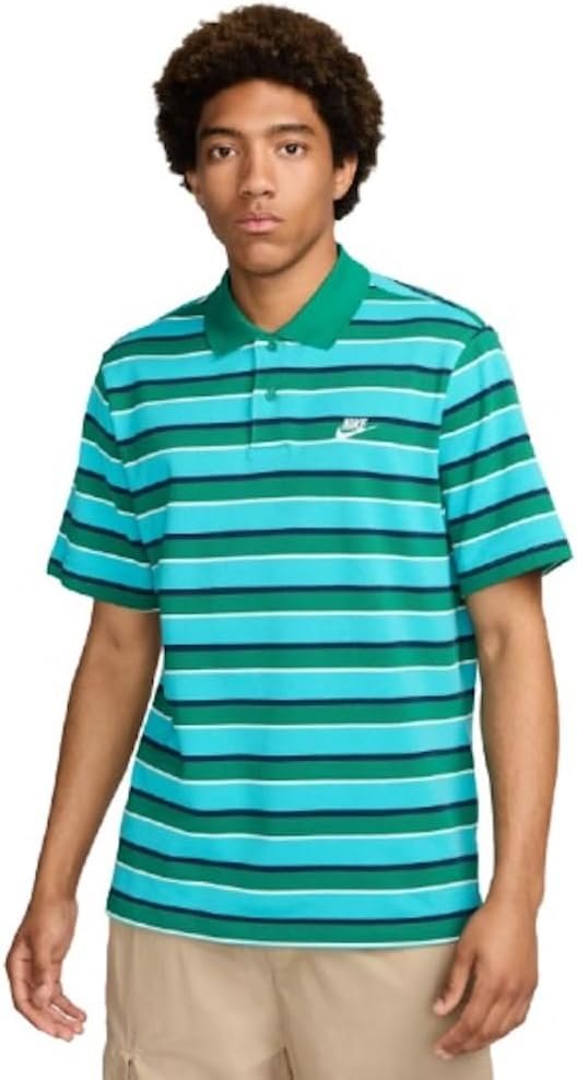 Nike Men's Club Striped Polo Shirt