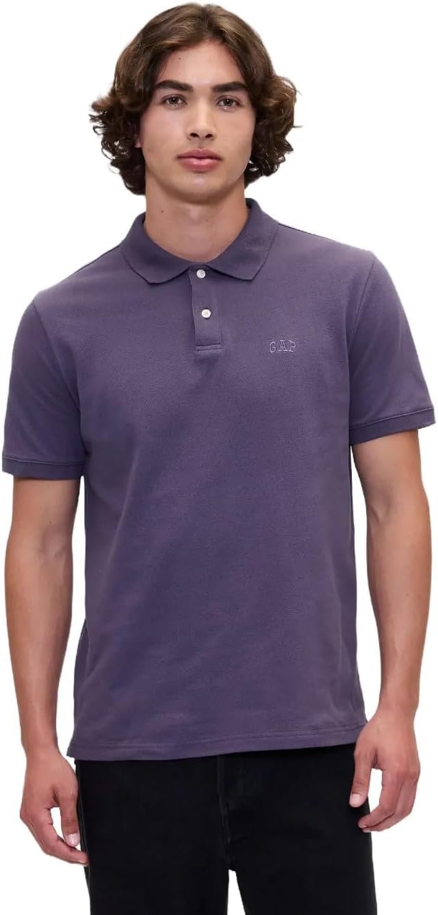 Gap Mens Logo Pique Polo
