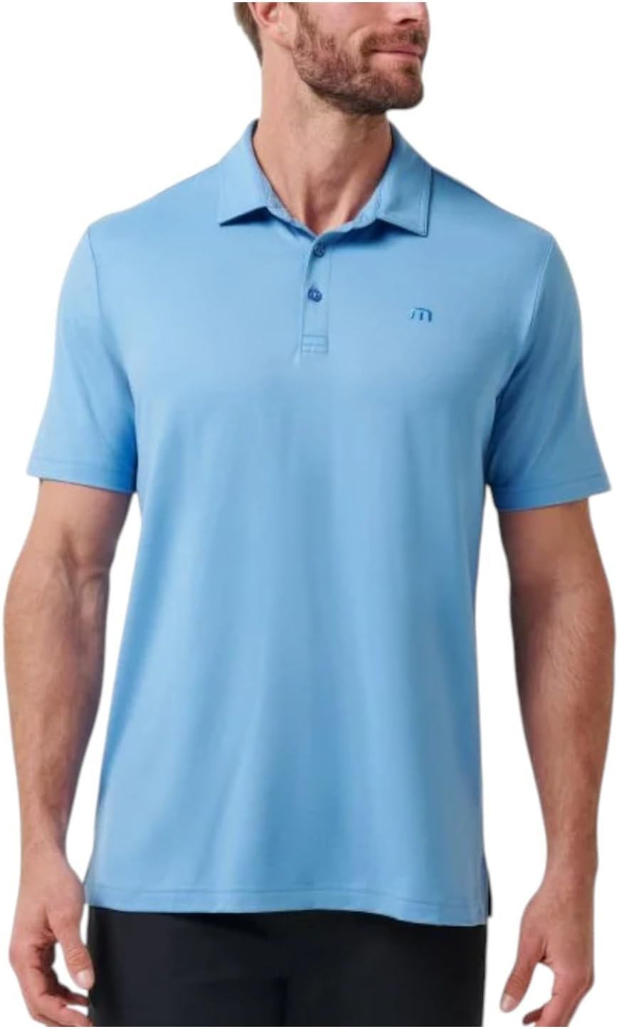 TravisMathew Men's Featherweight Performance Polo, Pacific Coast