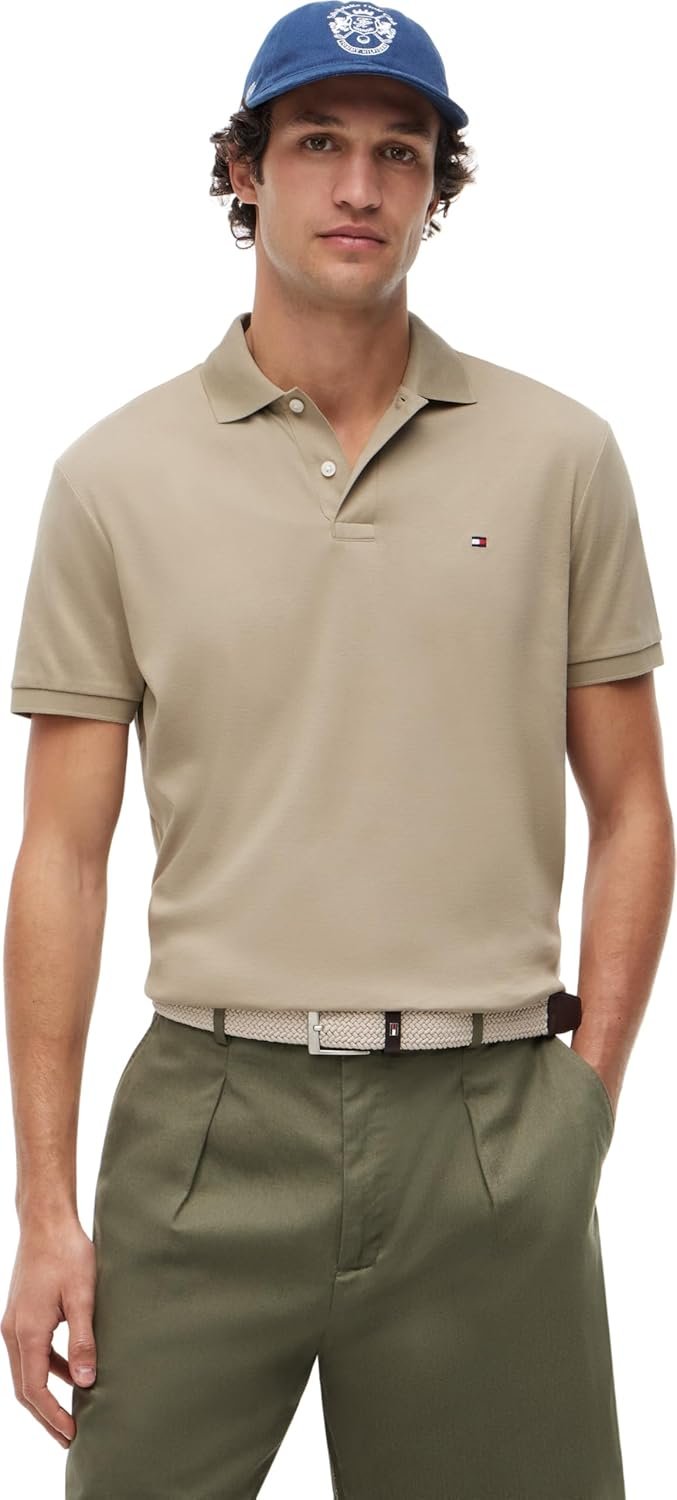 Tommy Hilfiger Men's Liquid Cotton Reg Seasonal Polo Mw0mw39994 S/S Polo Shirt