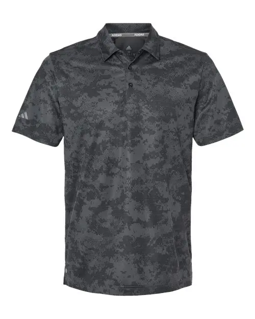 Men's All Over Camo Print Polo