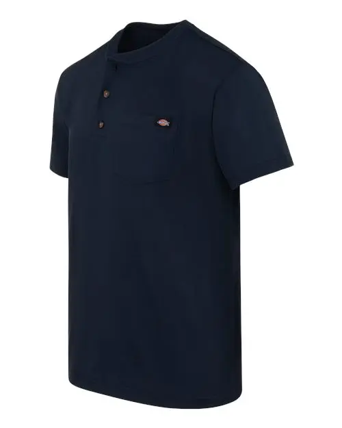 Men's Tall Heavyweight Traditional Short Sleeve Henley - Image 6