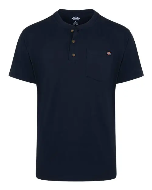 Men's Tall Heavyweight Traditional Short Sleeve Henley - Image 4