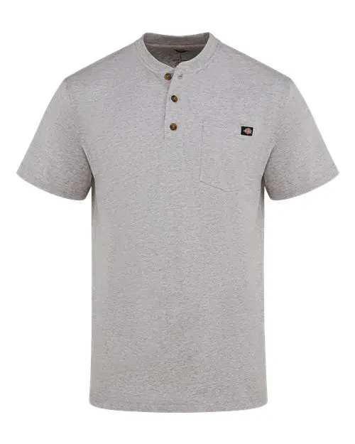 Men's Tall Heavyweight Traditional Short Sleeve Henley - Image 7