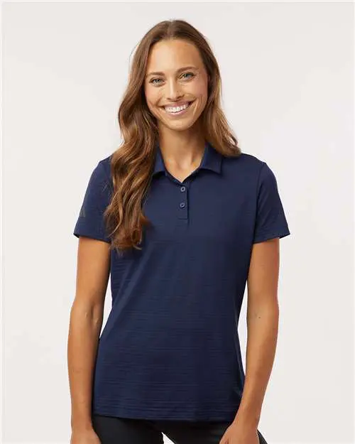 Women's Textured Stripe Polo - Image 10