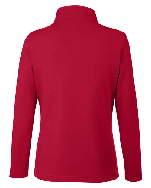 Women's Fusion ChromaSoft™ Pique Quarter-Zip Pullover - Image 2
