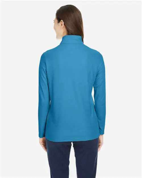 Women's Fusion ChromaSoft™ Pique Quarter-Zip Pullover - Image 12