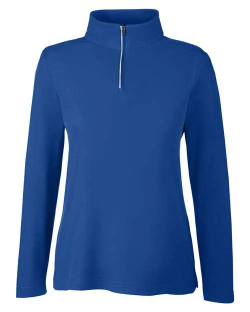Women's Fusion ChromaSoft™ Pique Quarter-Zip Pullover - Image 25