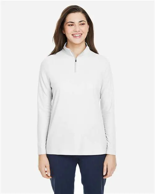Women's Fusion ChromaSoft™ Pique Quarter-Zip Pullover - Image 34