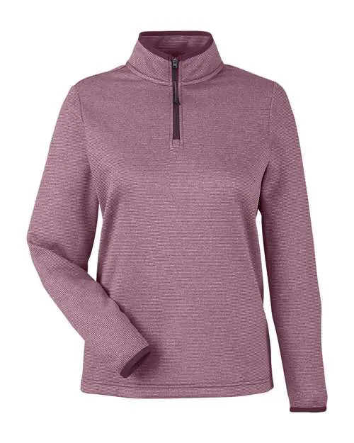 Women's Venture Heathered Stripe Quarter-Zip Pullover - Image 7