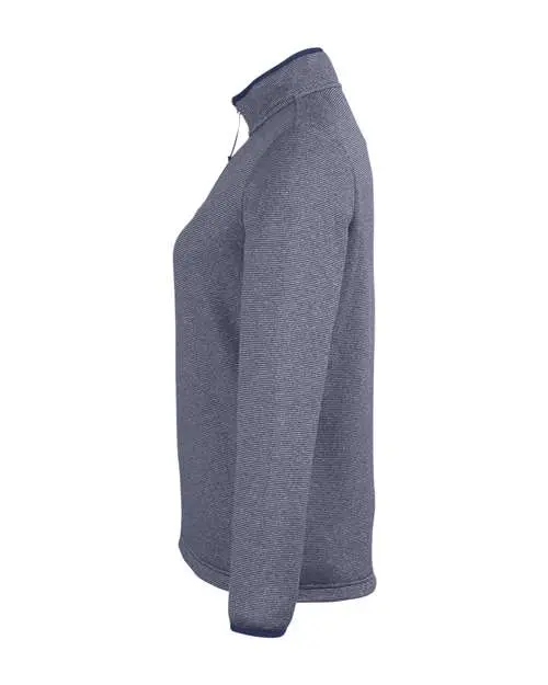 Women's Venture Heathered Stripe Quarter-Zip Pullover - Image 15