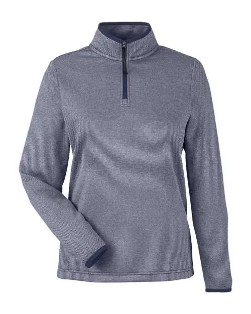 Women's Venture Heathered Stripe Quarter-Zip Pullover - Image 13