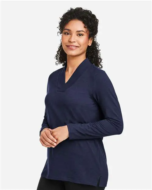 Women's Raleigh Shawl Collar Knit Top - Image 11