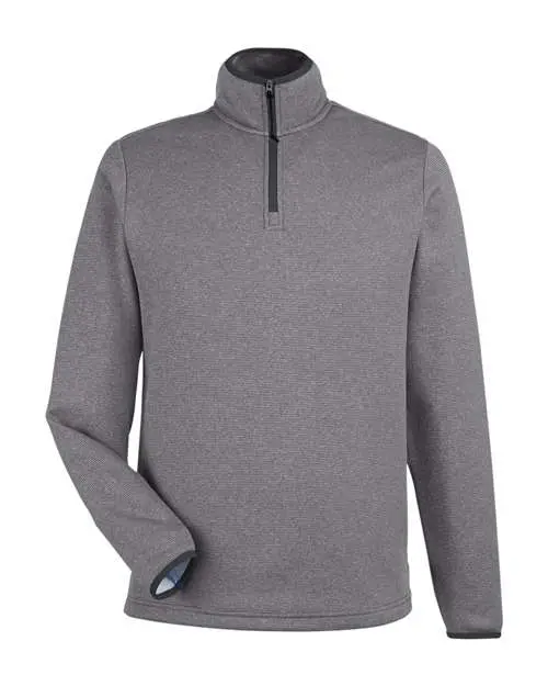 Men's Venture Heathered Stripe Quarter-Zip Pullover