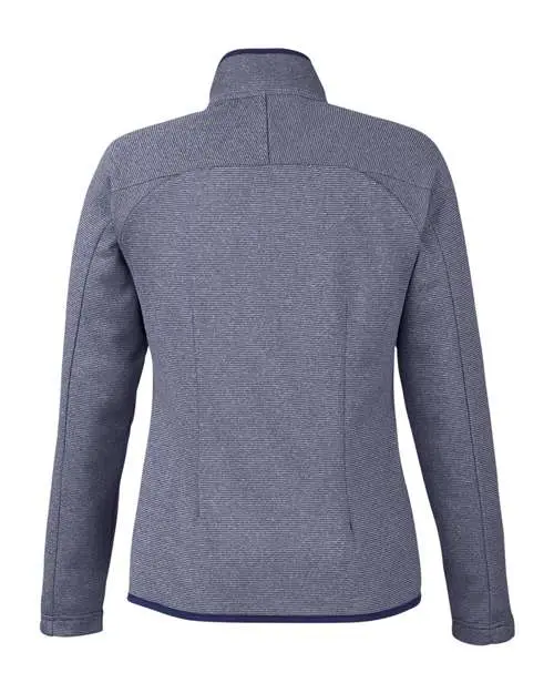 Women's Venture Heathered Stripe Full-Zip - Image 8
