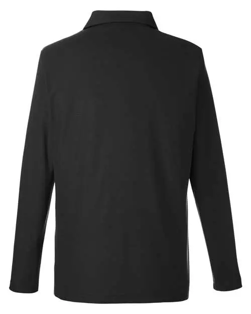 Men's Fusion ChromaSoft™ Long Sleeve Pique Polo - Image 2