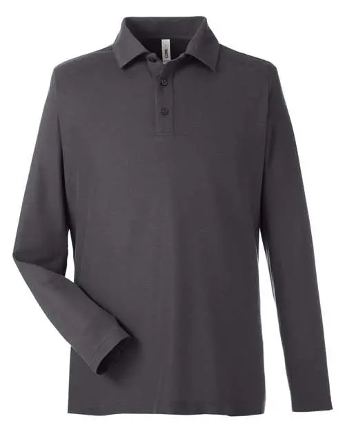 Men's Fusion ChromaSoft™ Long Sleeve Pique Polo - Image 7