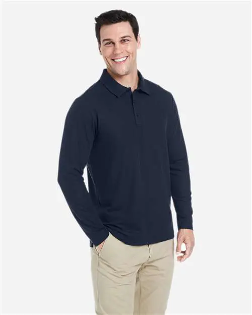 Men's Fusion ChromaSoft™ Long Sleeve Pique Polo - Image 17