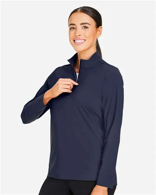 Women's CrownLux Performance® Windsor Welded Quarter-Zip Pullover - Image 11