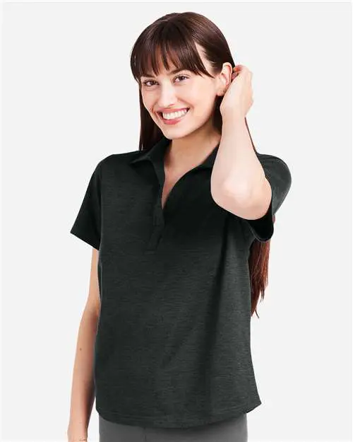 Women's Fairway Marbled Jersey Polo - Image 11