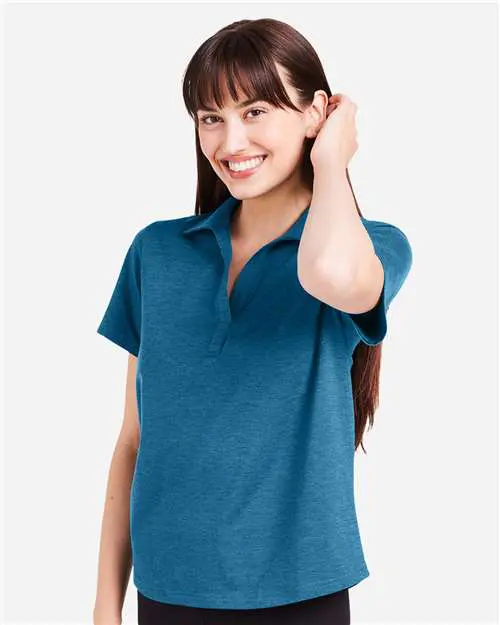 Women's Fairway Marbled Jersey Polo - Image 23