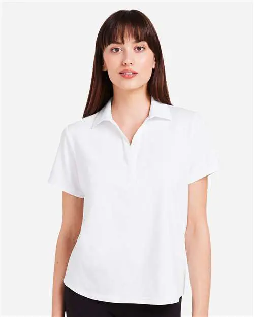 Women's Fairway Marbled Jersey Polo - Image 34