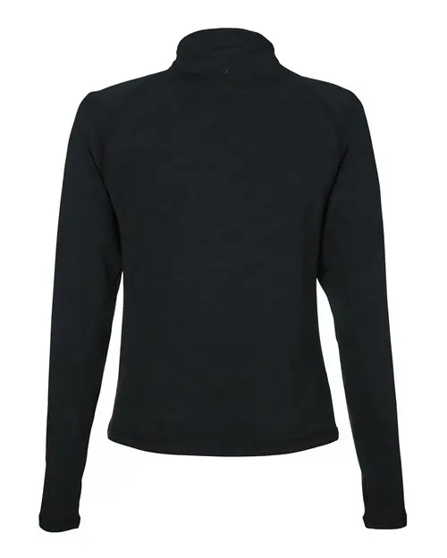Women's Fairway Marbled Jersey Quarter-Zip Pullover - Image 8