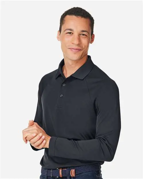 Men's Charge Snag and Soil Protect Long Sleeve Polo - Image 5