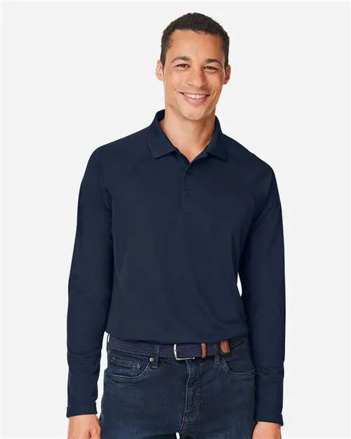 Men's Charge Snag and Soil Protect Long Sleeve Polo - Image 16