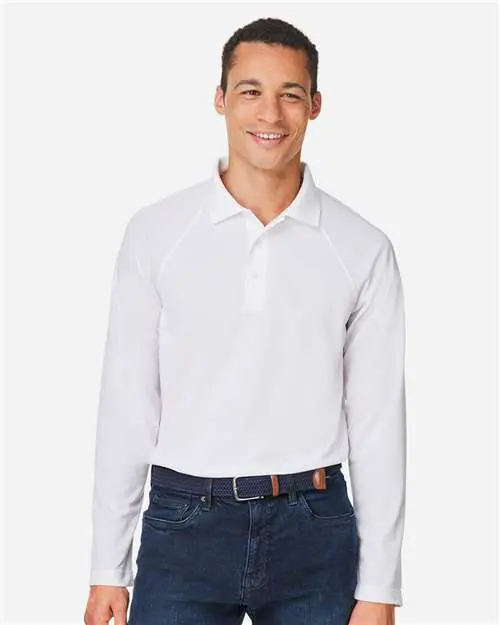 Men's Charge Snag and Soil Protect Long Sleeve Polo - Image 22