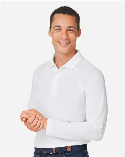 Men's Charge Snag and Soil Protect Long Sleeve Polo - Image 23