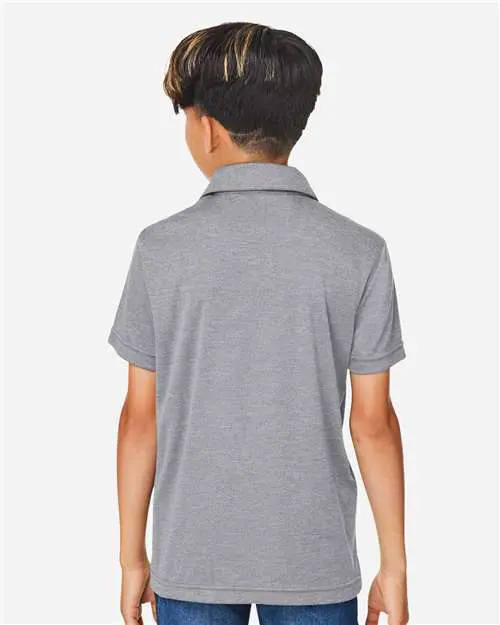Youth Zone Sonic Heather Performance Polo - Image 6