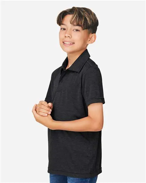 Youth Zone Sonic Heather Performance Polo - Image 11