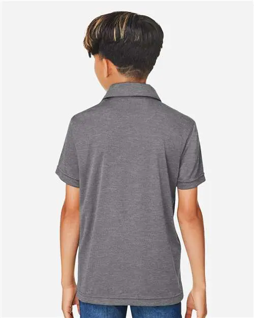 Youth Zone Sonic Heather Performance Polo - Image 18