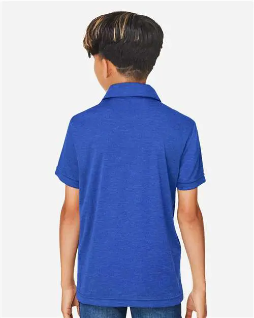 Youth Zone Sonic Heather Performance Polo - Image 30
