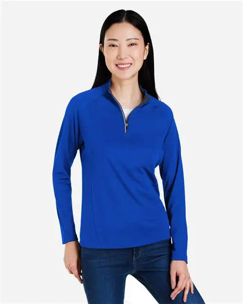 Women's Origin Performance Pique Quarter-Zip Pullover - Image 10