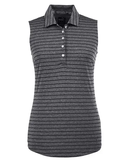Women's Rotation Stripe Sleeveless Polo - Image 2