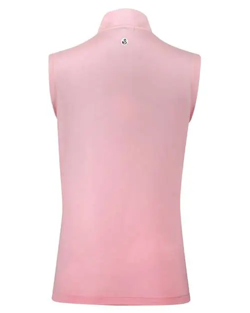 Women's Brynn Quarter-Zip Sleeveless Polo - Image 2