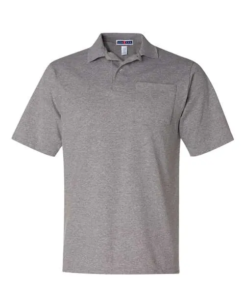 Men's SpotShield® 50/50 Polo with Pocket - Image 4