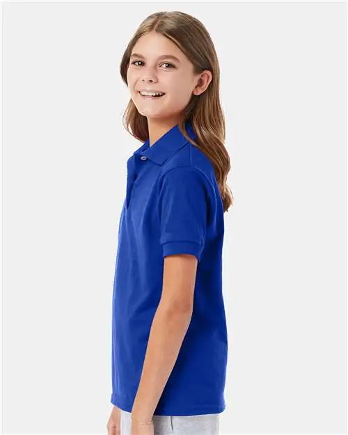 Youth EcoSmart® Jersey Polo - Image 5
