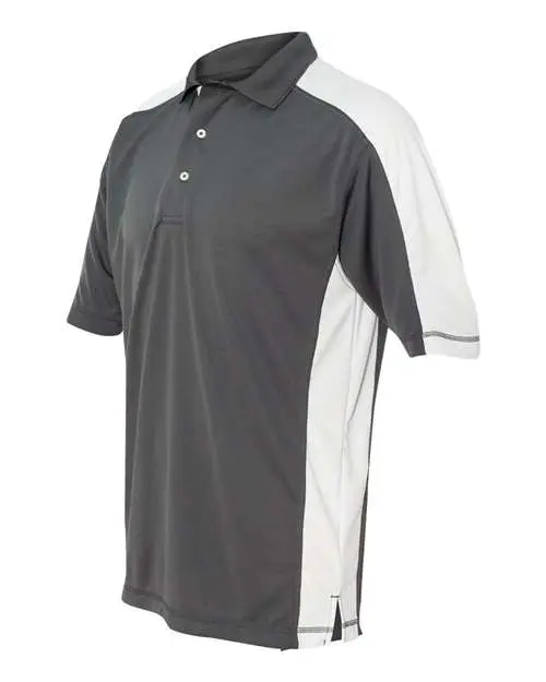 Men's Colorblocked Moisture Free Mesh Polo - Image 17