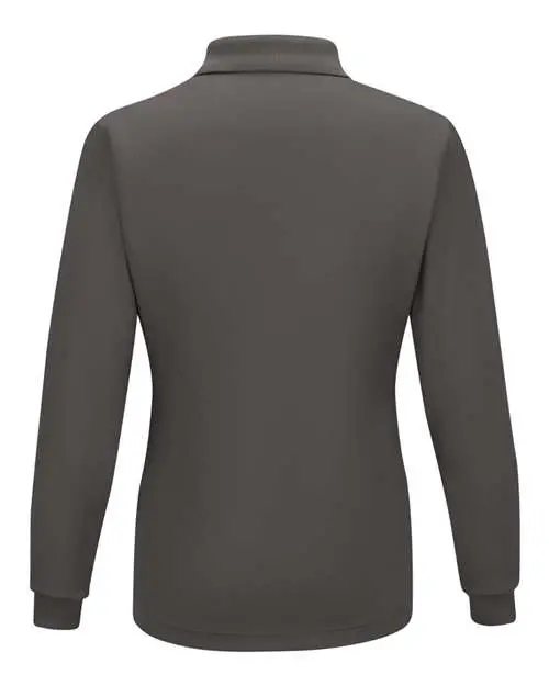 Women's Long Sleeve Performance Knit Polo - Image 2