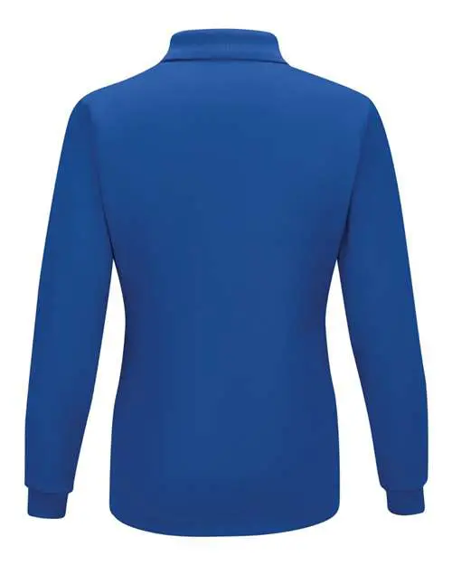 Women's Long Sleeve Performance Knit Polo - Image 6